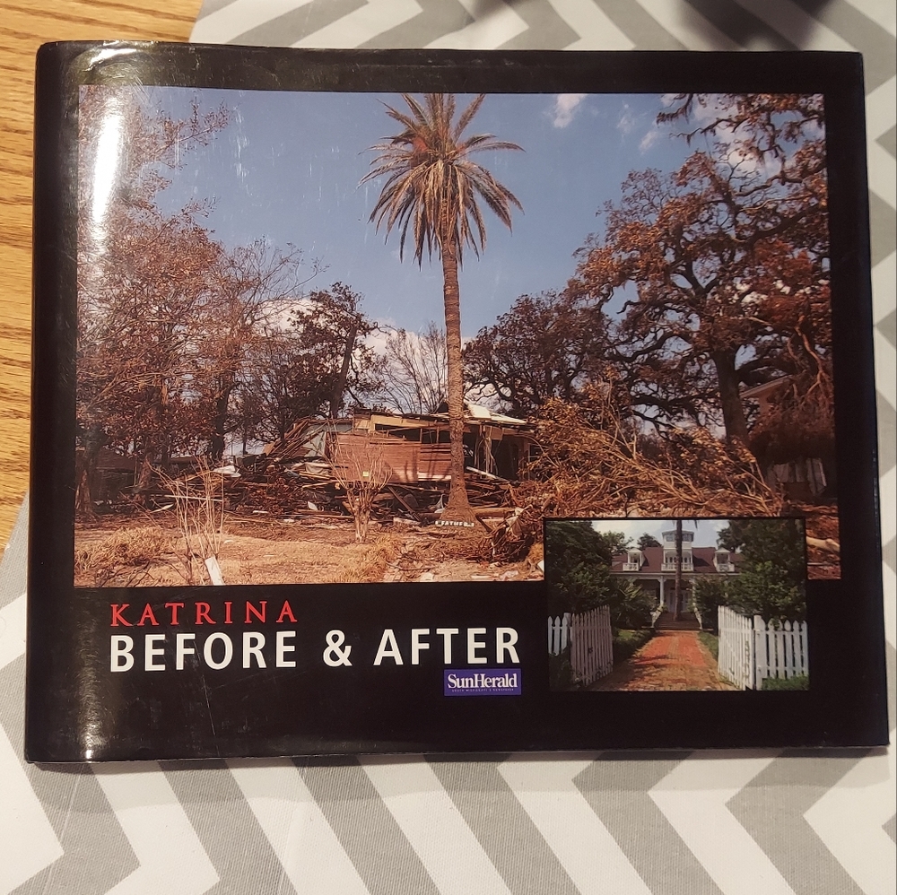 * Book, Katrina Before and After, Aug 29 2005, SunHarold, Picture Book, Like New
